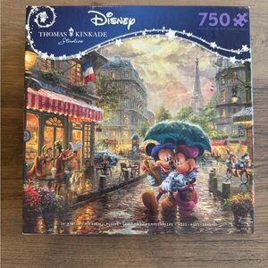 Thomas Kinkade Disney Mickey Mouse Paris 750-Piece Puzzle